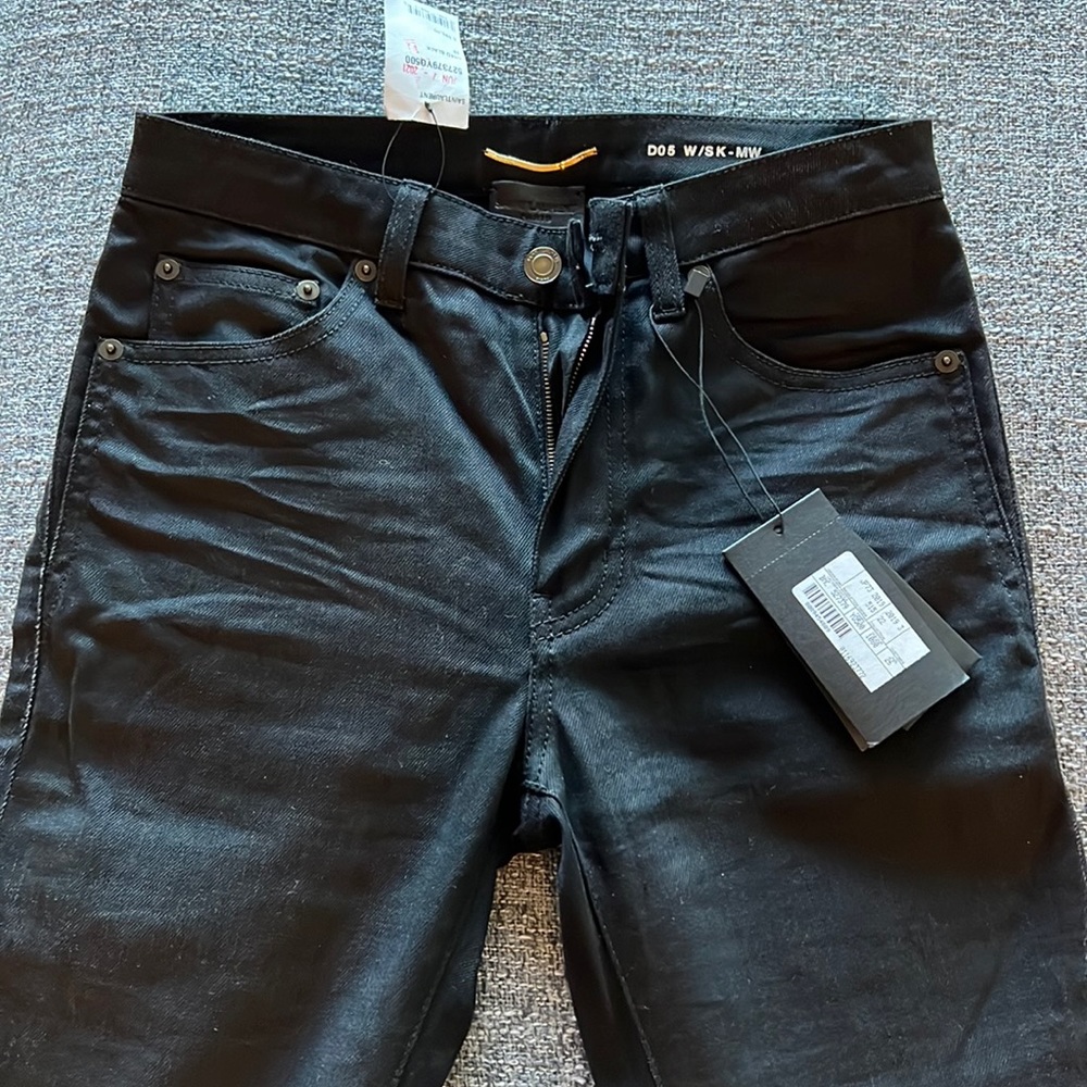 Saint Laurent Jeans 26 Black NEVER WORN